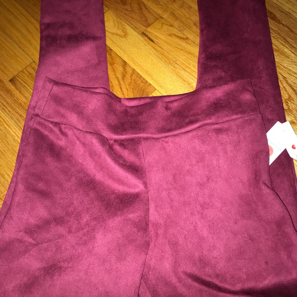 Faux Suede pants